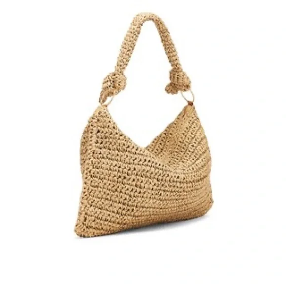 REVOLVE 8 Other Reasons Shelly Crochet Bag Khaki NWOT Style - Picture 2 of 6